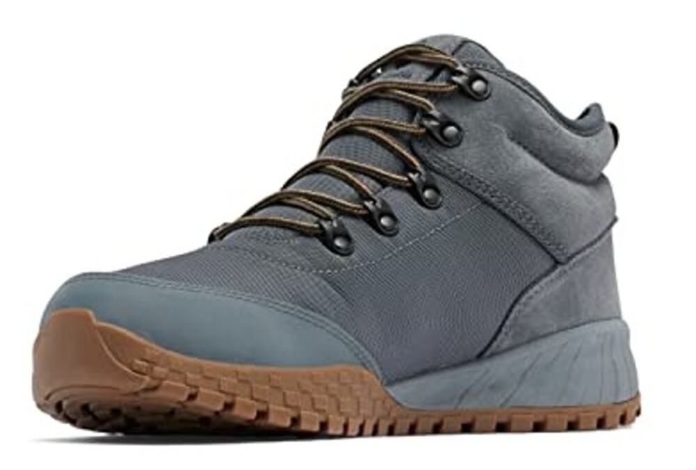 Columbia Mens Fairbanks Mid Climbing Shoes Size 10 M Grey Blue Waterproof NWOB